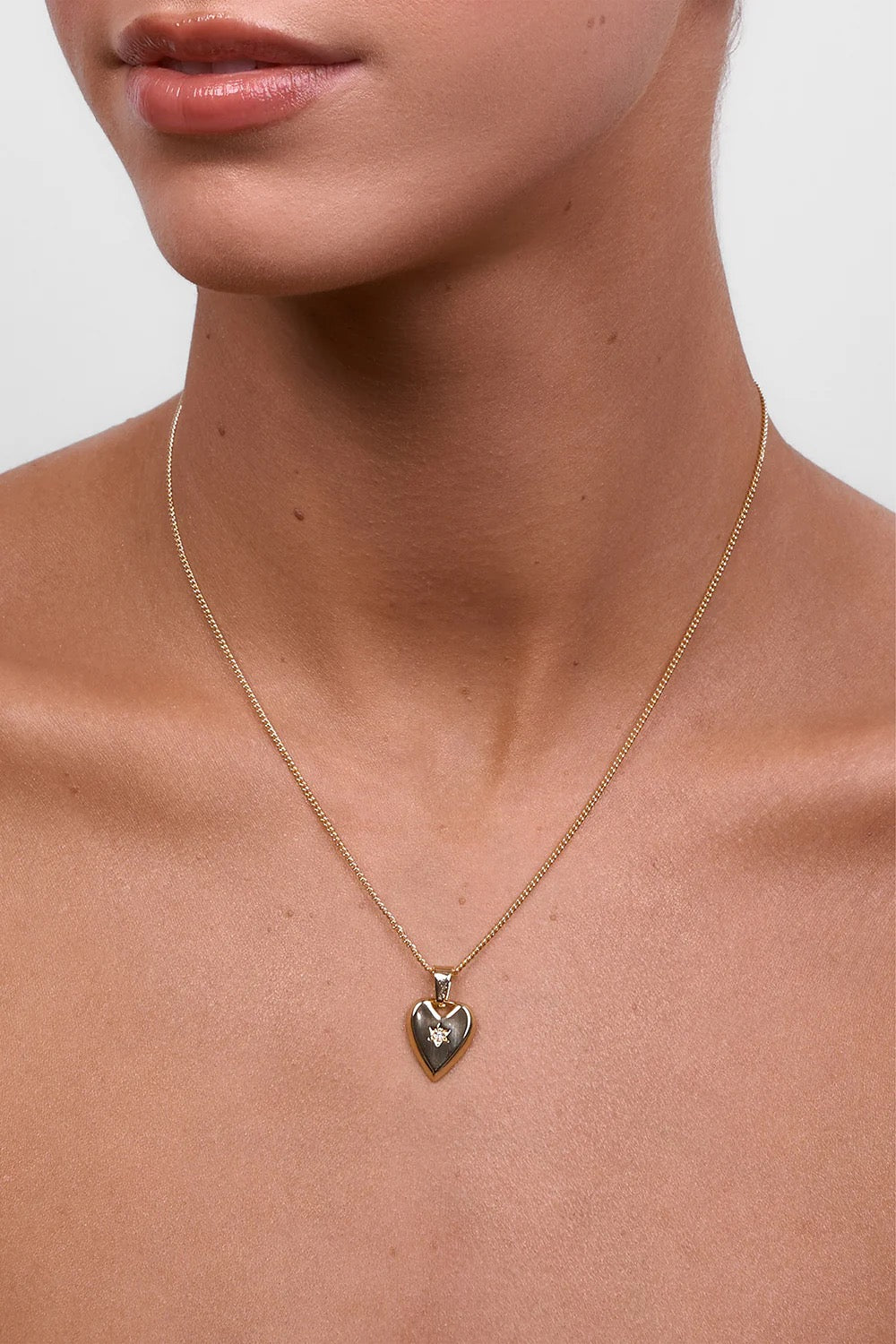 LIBERTE Stella Heart Crystal Necklace