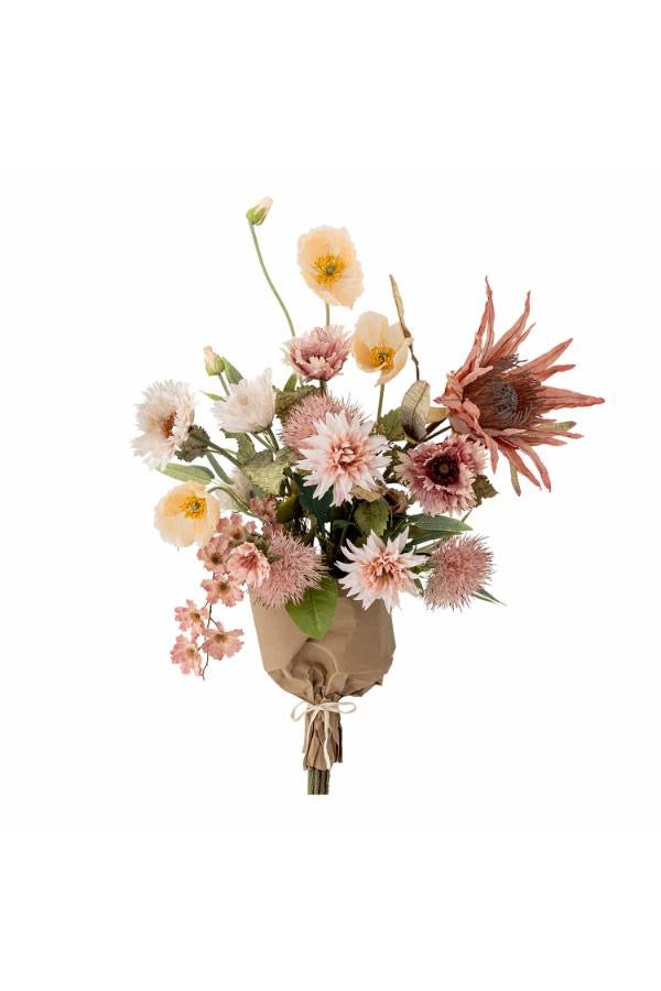 Dust Bouquet, Rose, Artificial Flowers  D40xH109 cm