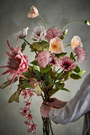 Dust Bouquet, Rose, Artificial Flowers  D40xH109 cm