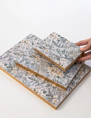 Ivory Garden Desktop Notepad Jotter
