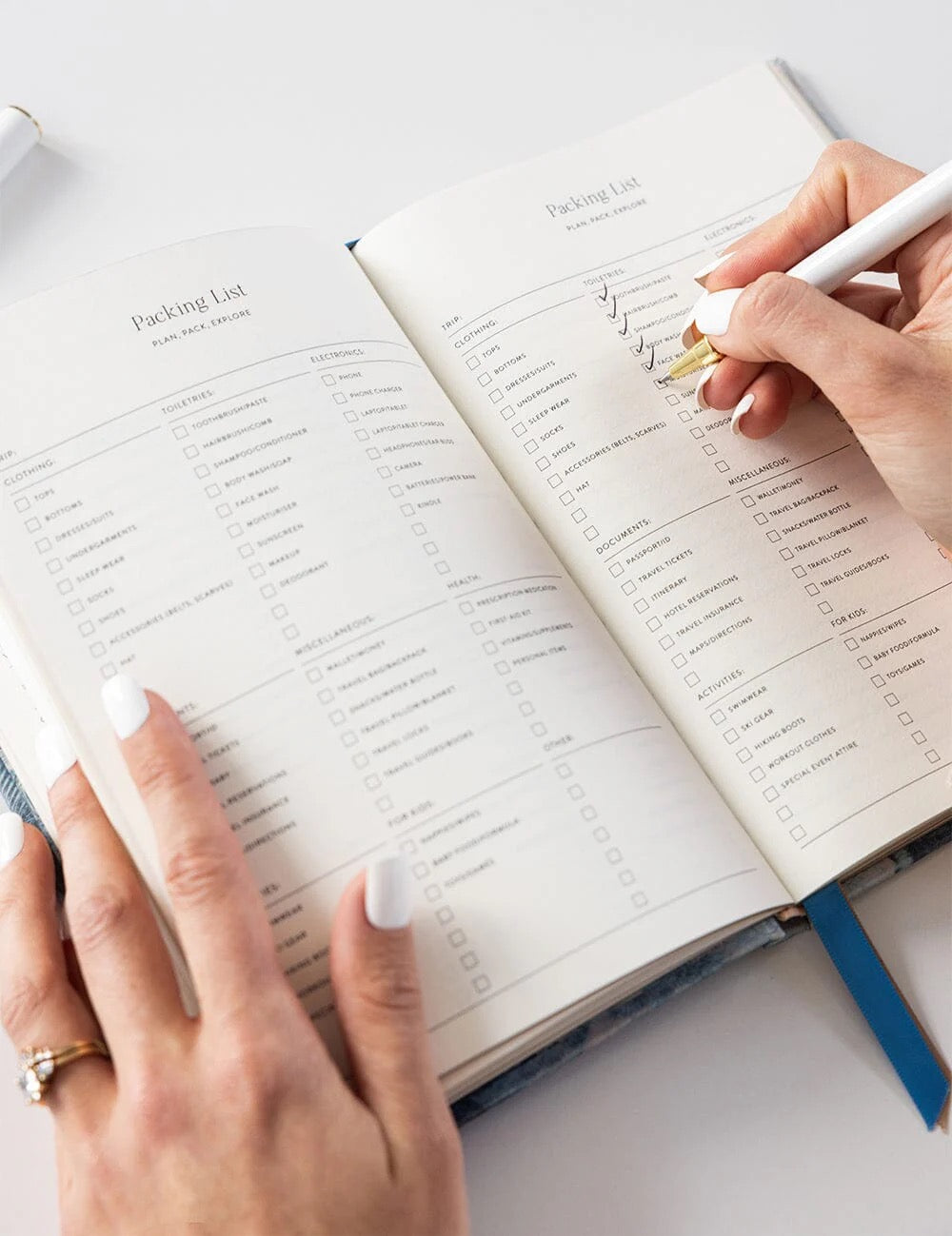 BESPOKE LETTERPRESS Travel Planner Journal