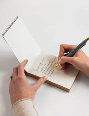 BESPOKE LETTERPRESS Ivory Garden  Desktop Notepad Jotter Mini