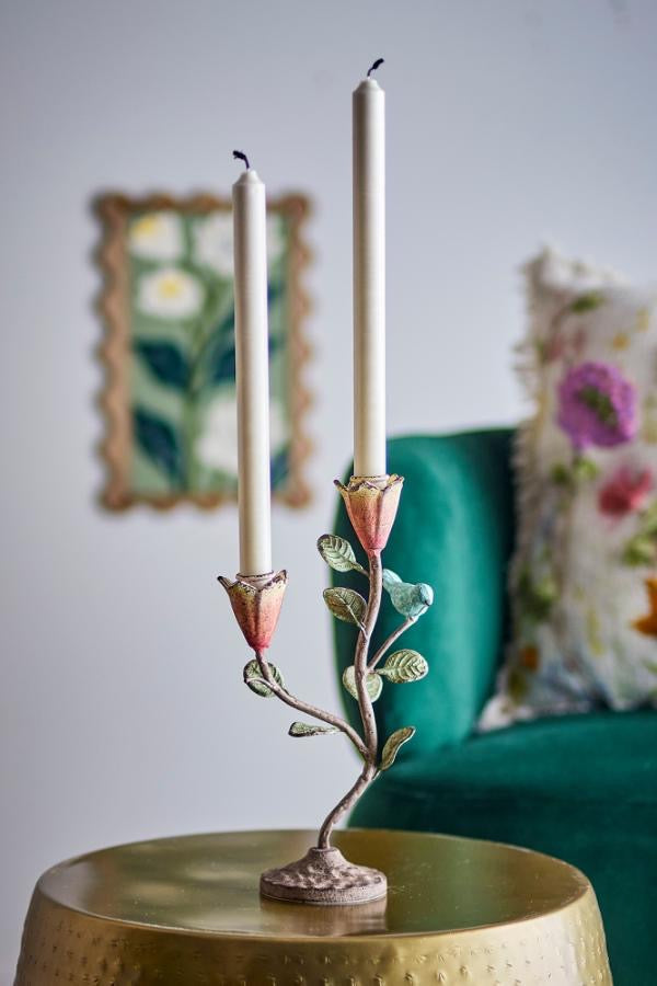 Zaina Candle Holder, Multi,  L15xH29,5xW9,5 cm