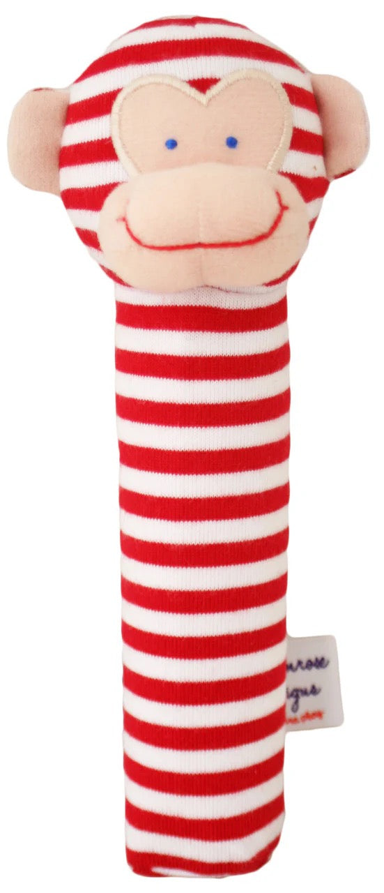 ALIMROSE Monkey Squeaker Red