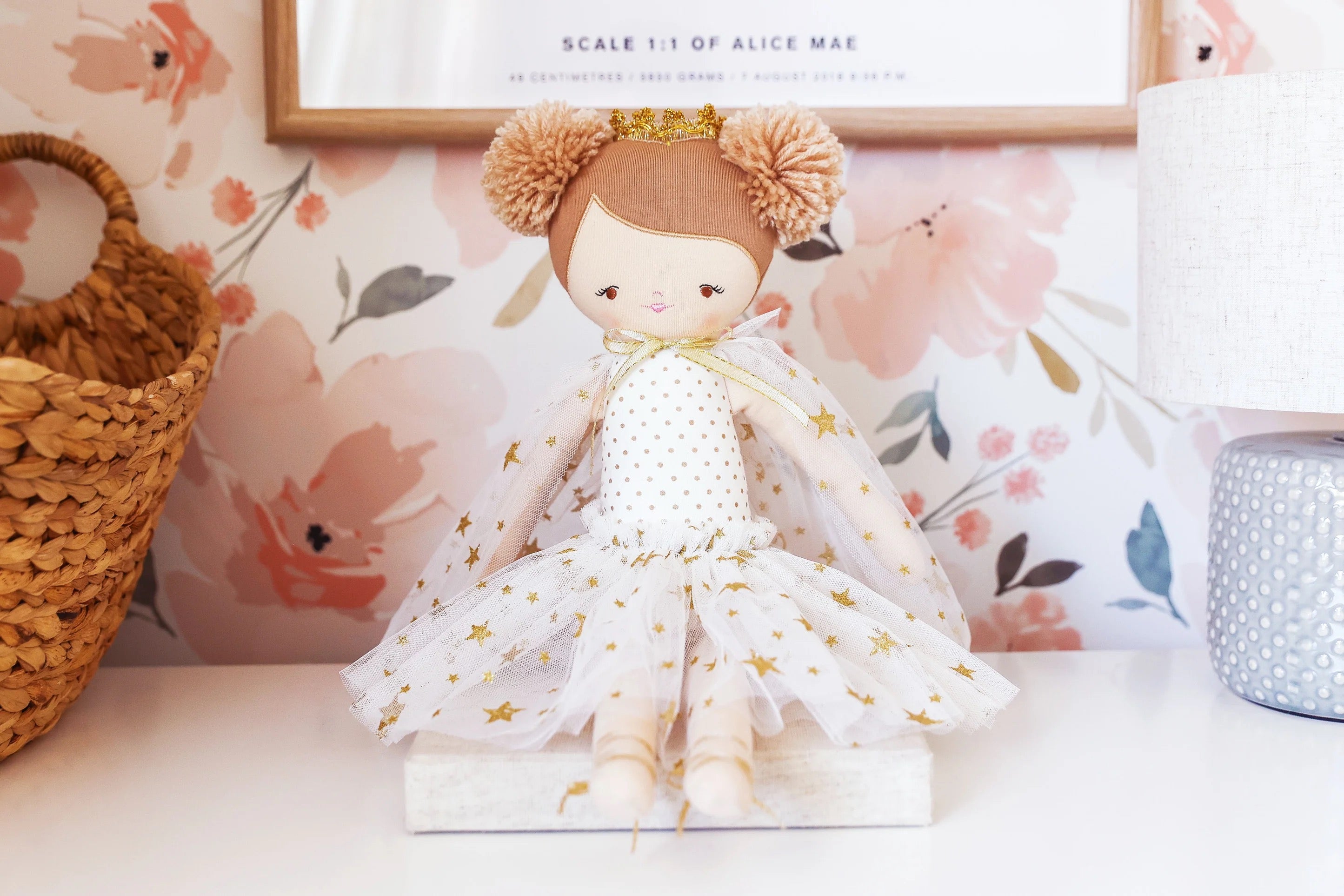 ALIMROSE Poppy Princess Strawberry Blonde Ivory