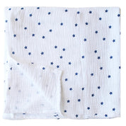 ALIMROSE  Muslin Swaddles Navy Stars