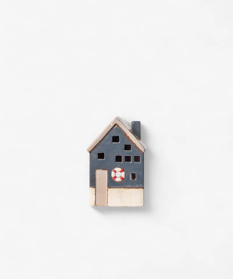Saint Malo Tea Light House with Buoy Large