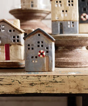 Saint Malo Tea Light House with Buoy Small