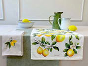 Lemon Print Tea Towel