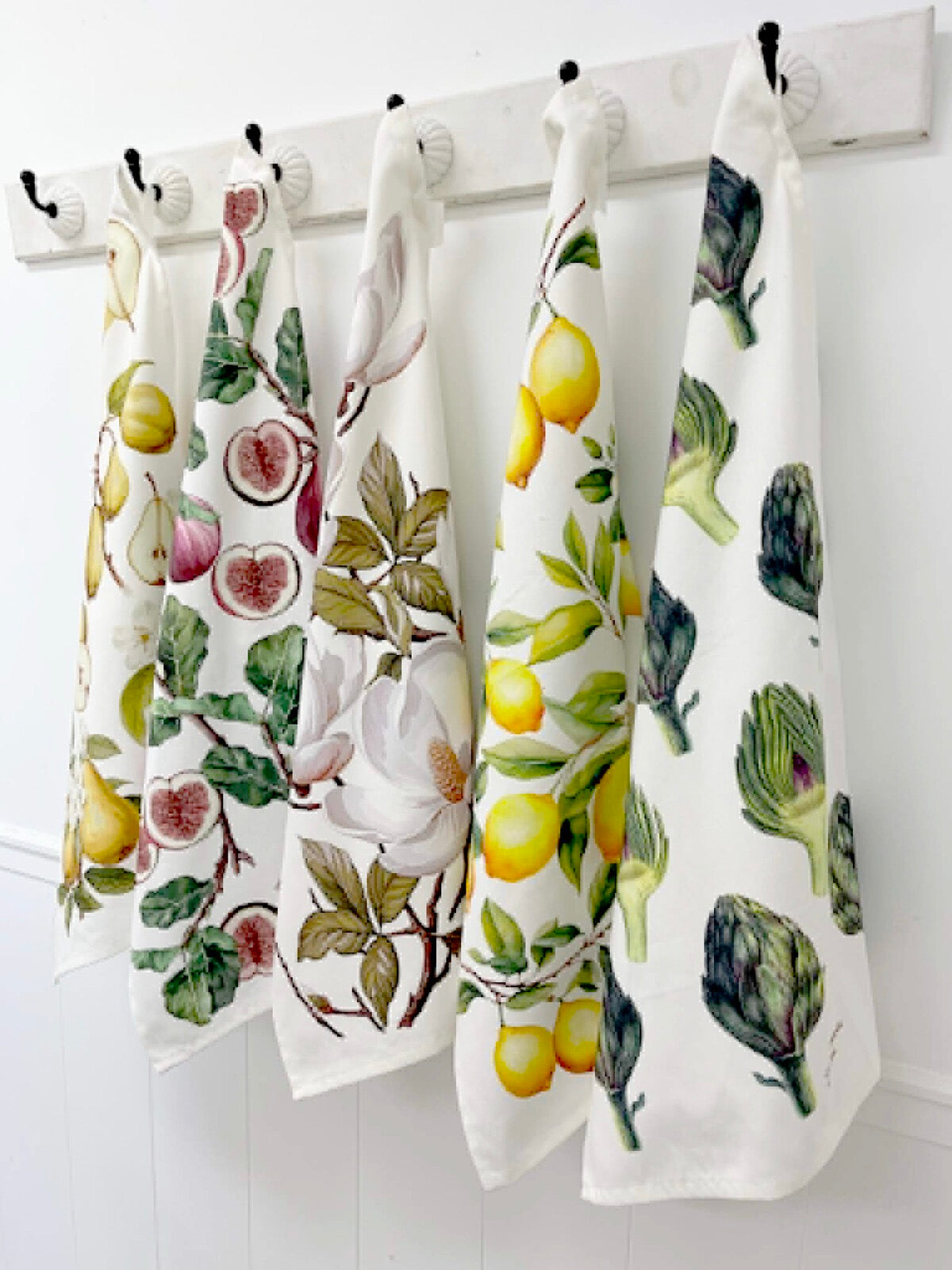 Lemon Print Tea Towel