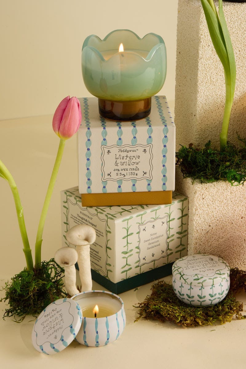 Verbena & Lemongrass - Tulip 2 oz tin Candle