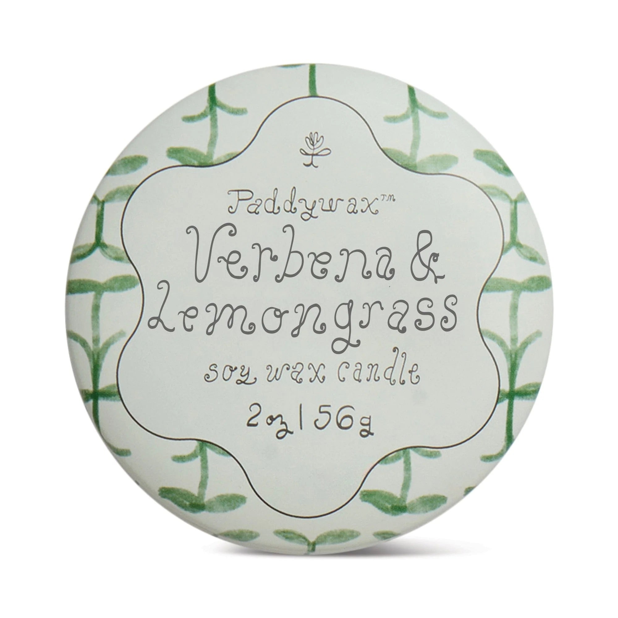Verbena & Lemongrass - Tulip 2 oz tin Candle