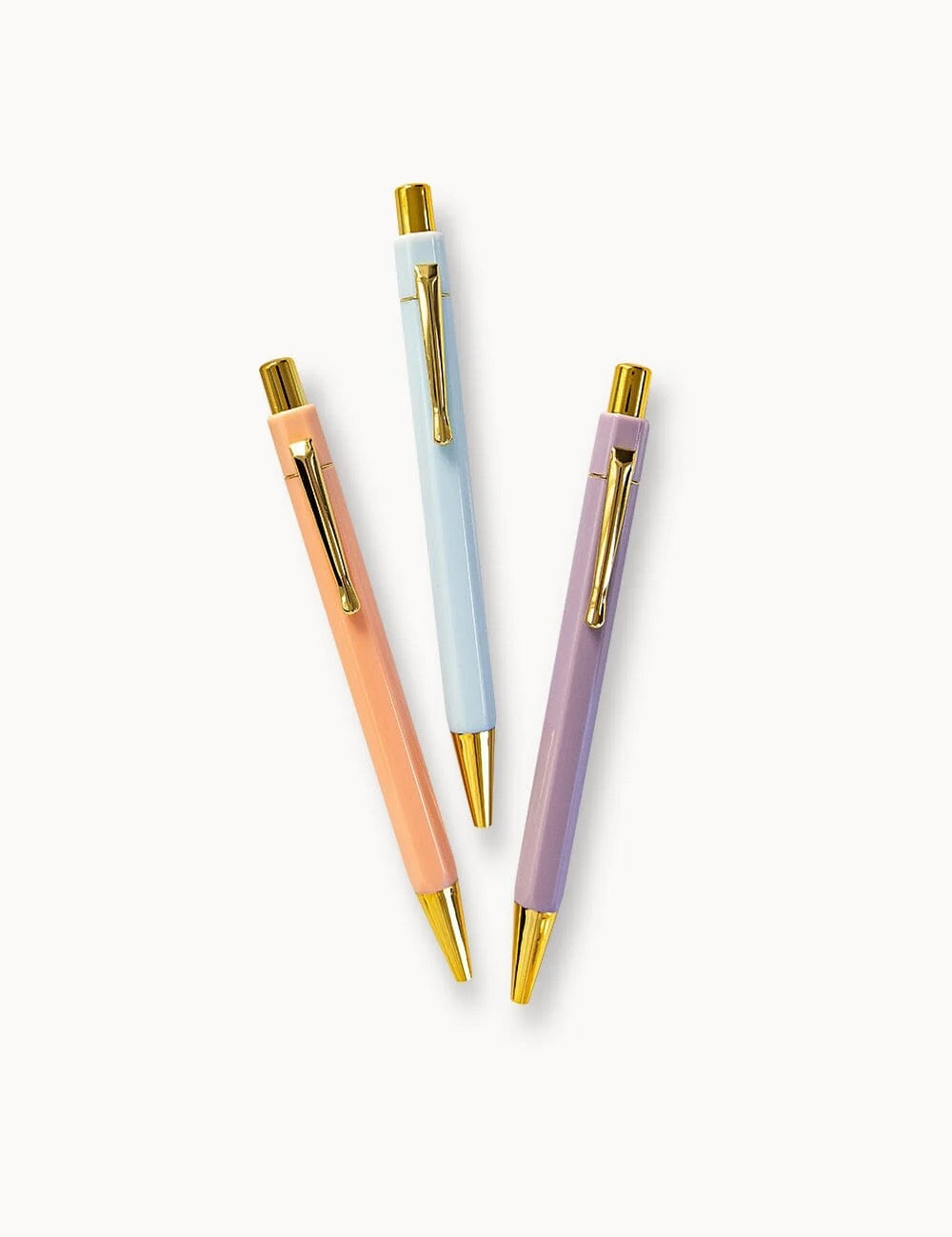 Bespoke Letterpress Pastel Trio of Pens