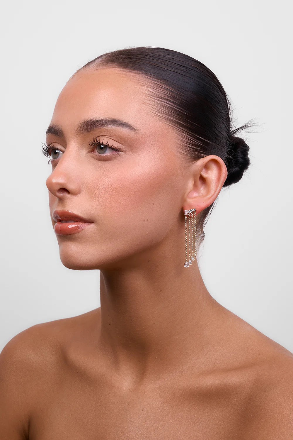 Greer Gold Multi Drop Earrings