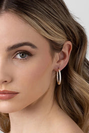 Doce Vita Rhodium Earring
