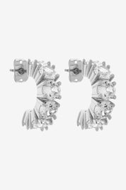 Vittoria Silver CZ Earrings