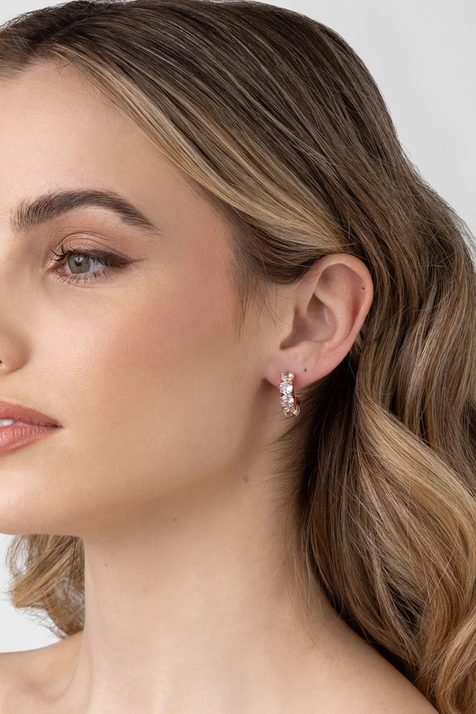 Vittoria Silver CZ Earrings