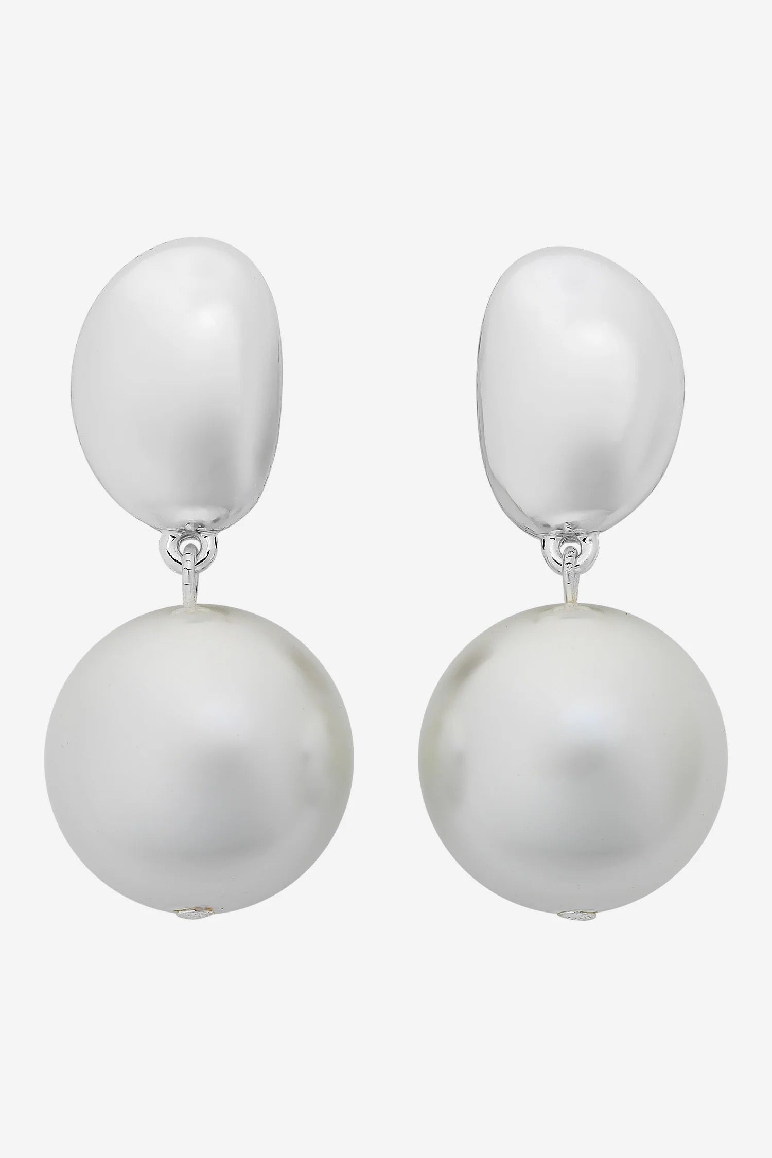 Selma Silver Pearl Earrings