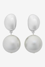 Selma Silver Pearl Earrings