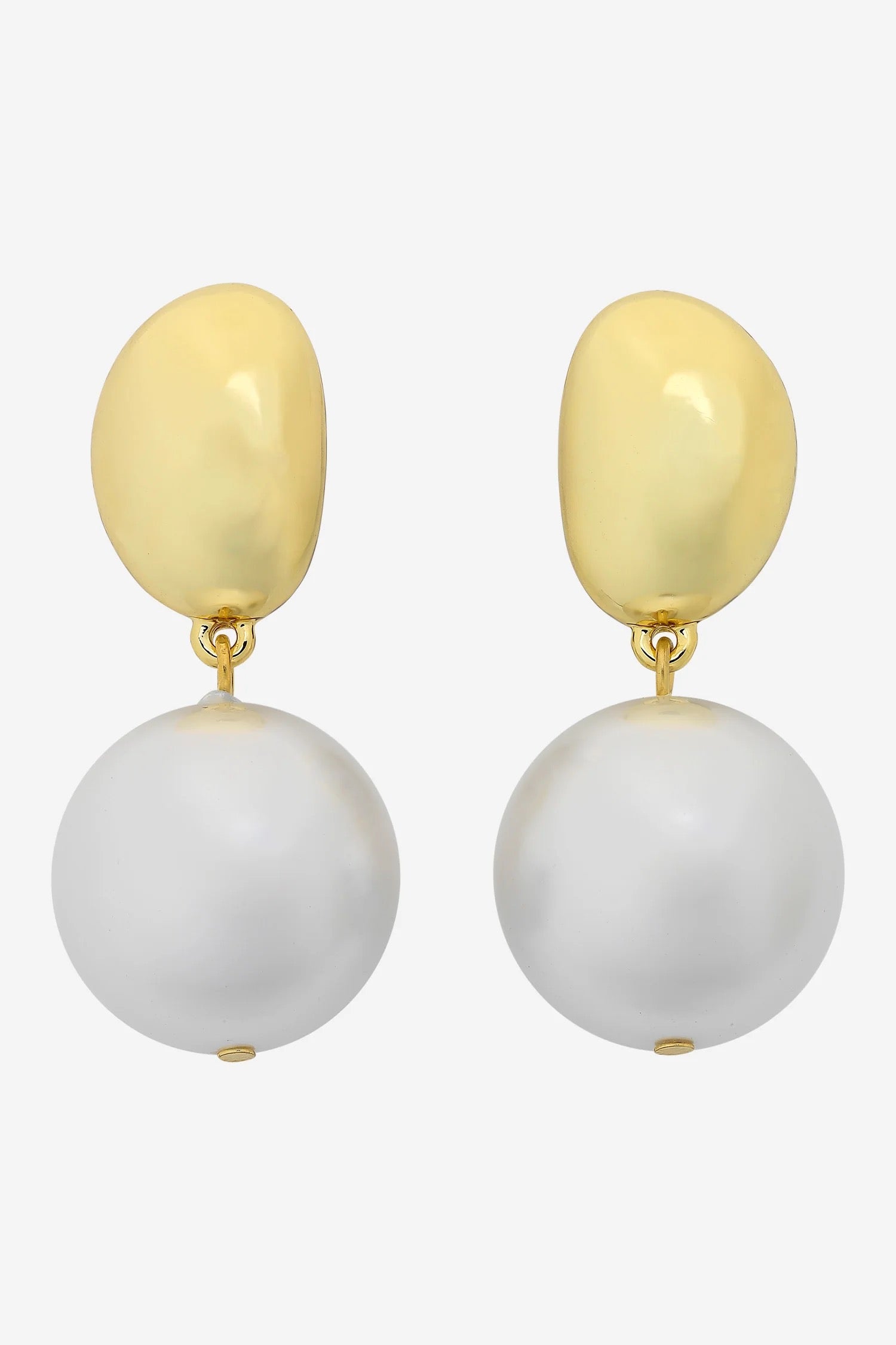 Selma Gold Pearl Earring
