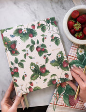Heirloom Recipe Book Journal - Strawberries