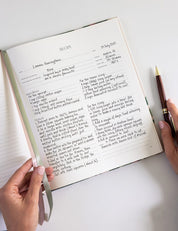 Heirloom Recipe Book Journal - Strawberries