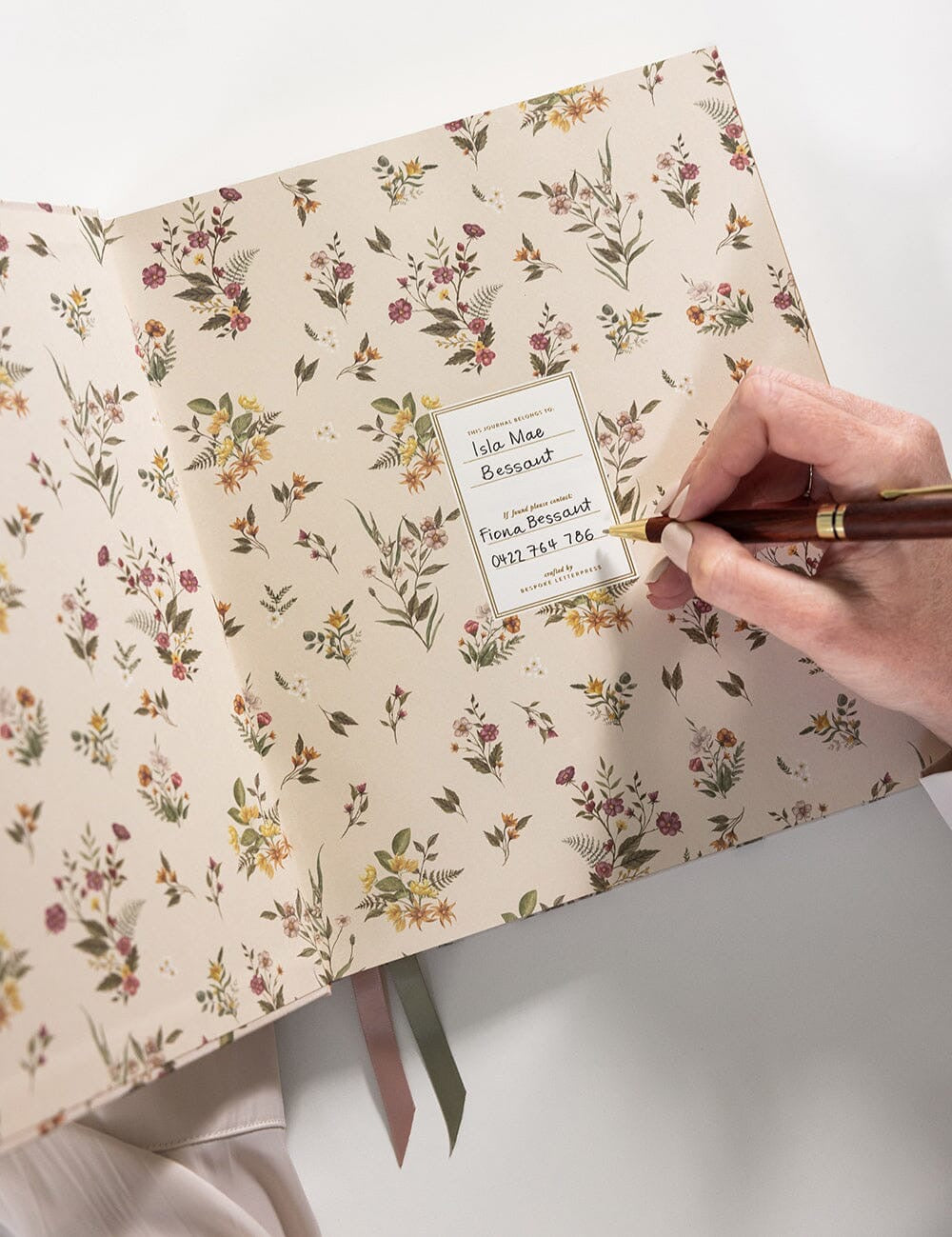 Heirloom Childhood Memory Journal - Dainty Blooms