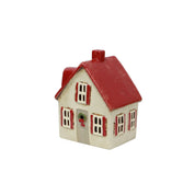 Alsace Tea Light Cottage Cream with Shutters