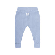 Chunky Rib Knit Pant Sky Blue