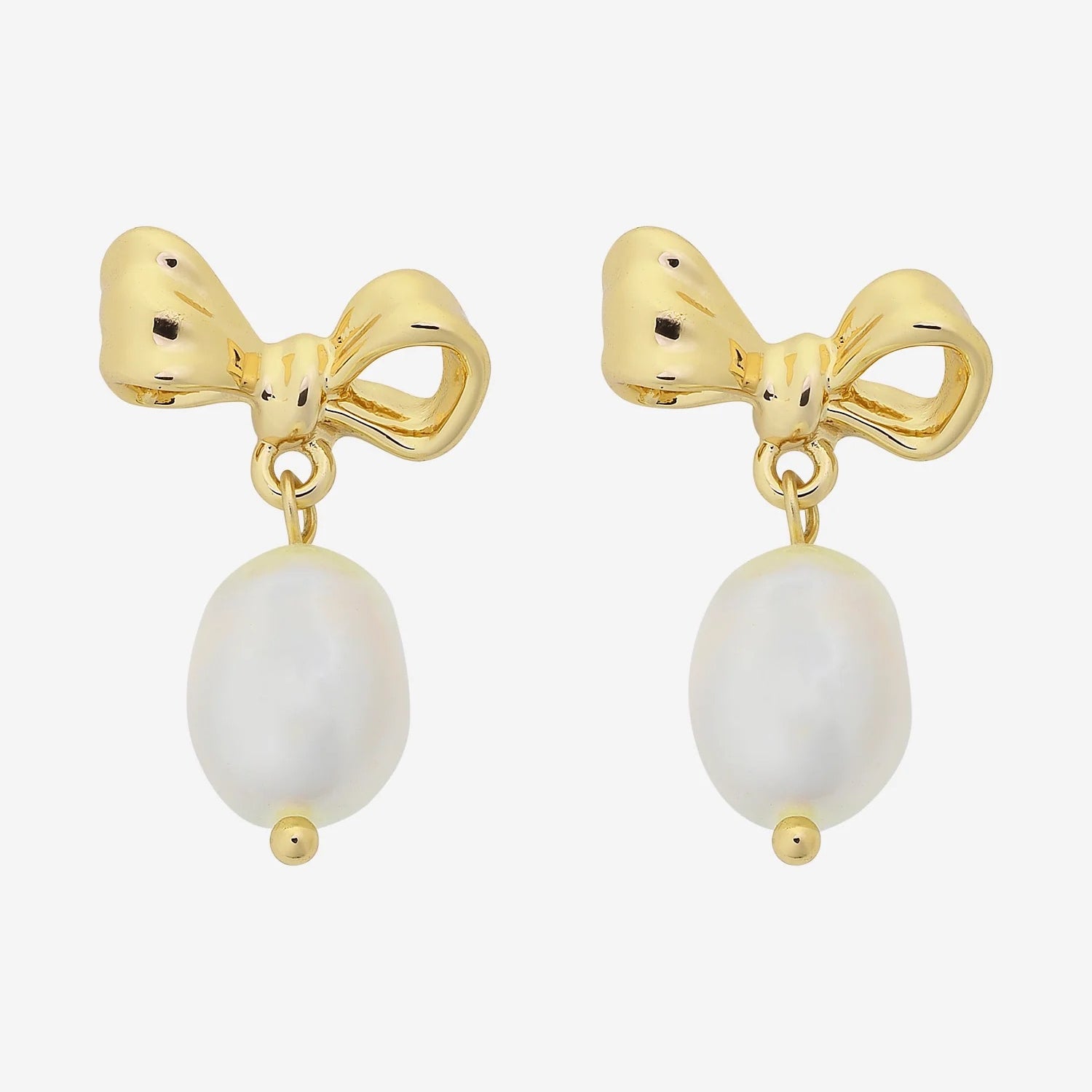 Alice Bow Pearl Earring