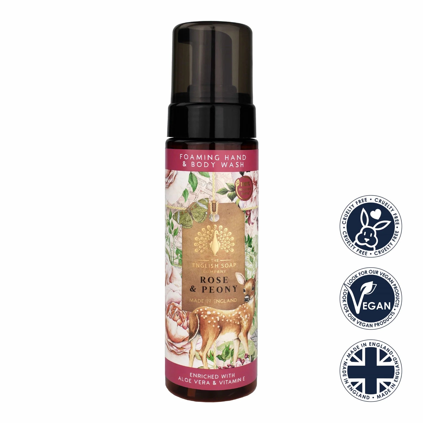 Rose & Peony Foaming Hand & Body Wash