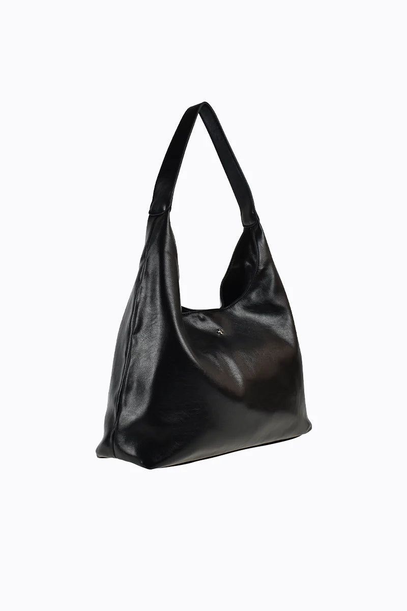 Jami Tote Black Crinkle