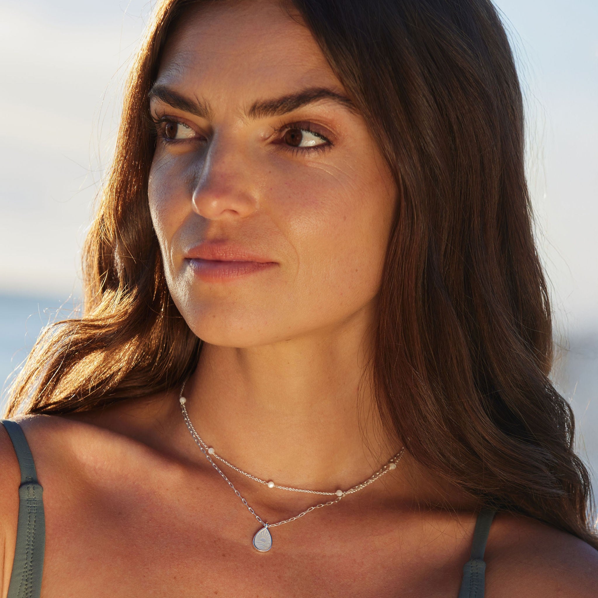 Love Lunamei Kailani Necklace Silver
