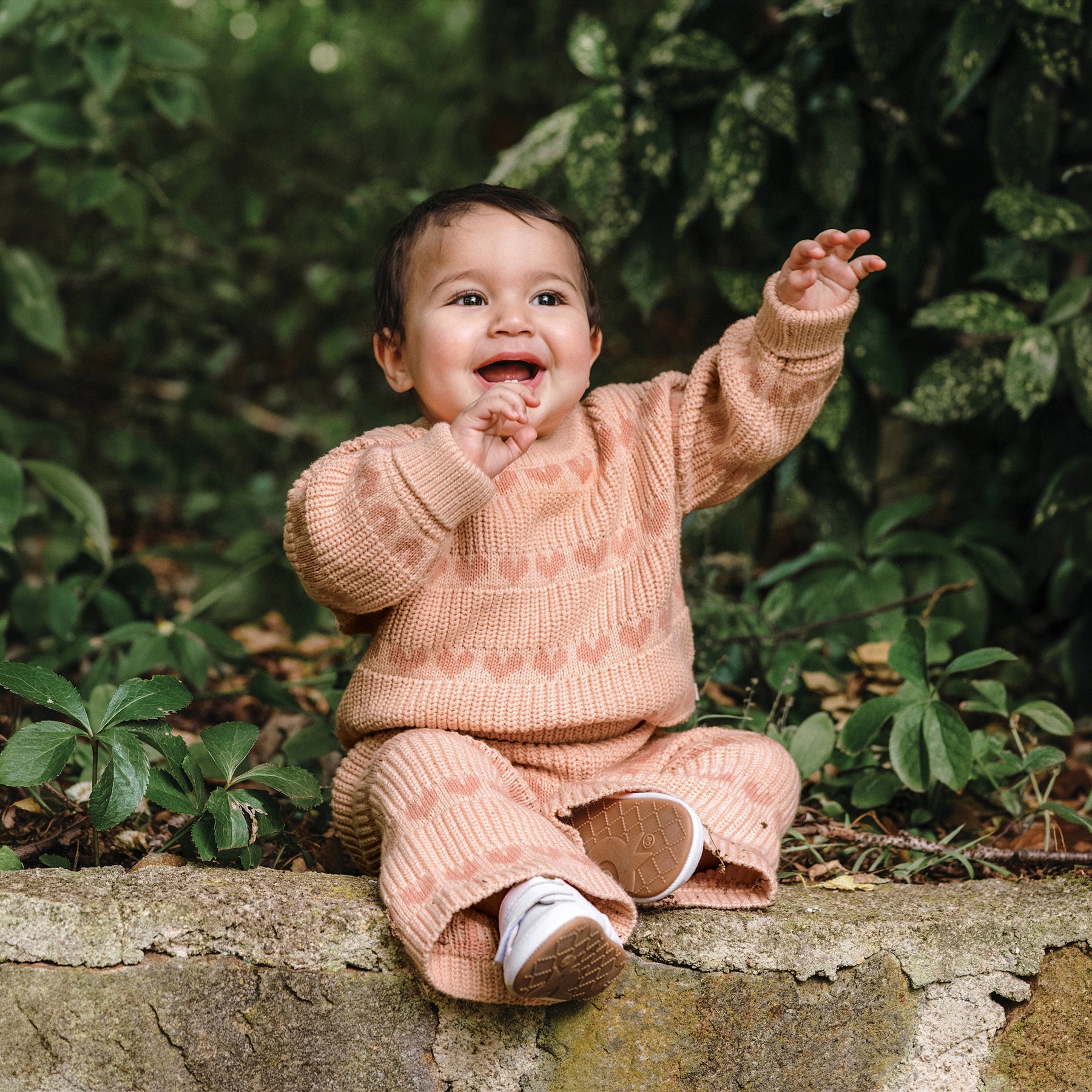 Kynd Baby Knit Jumper Pink Heart