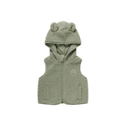 Kynd Baby Sherp Vest Olive