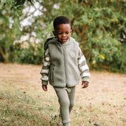 Kynd Baby Sherp Vest Olive