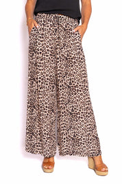 THE ITALIAN CLOSET Reddy Straight Leg Pant Leopard
