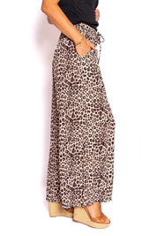 THE ITALIAN CLOSET Reddy Straight Leg Pant Leopard