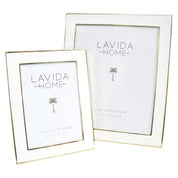 LaVida White & Gold Frame 8 *10