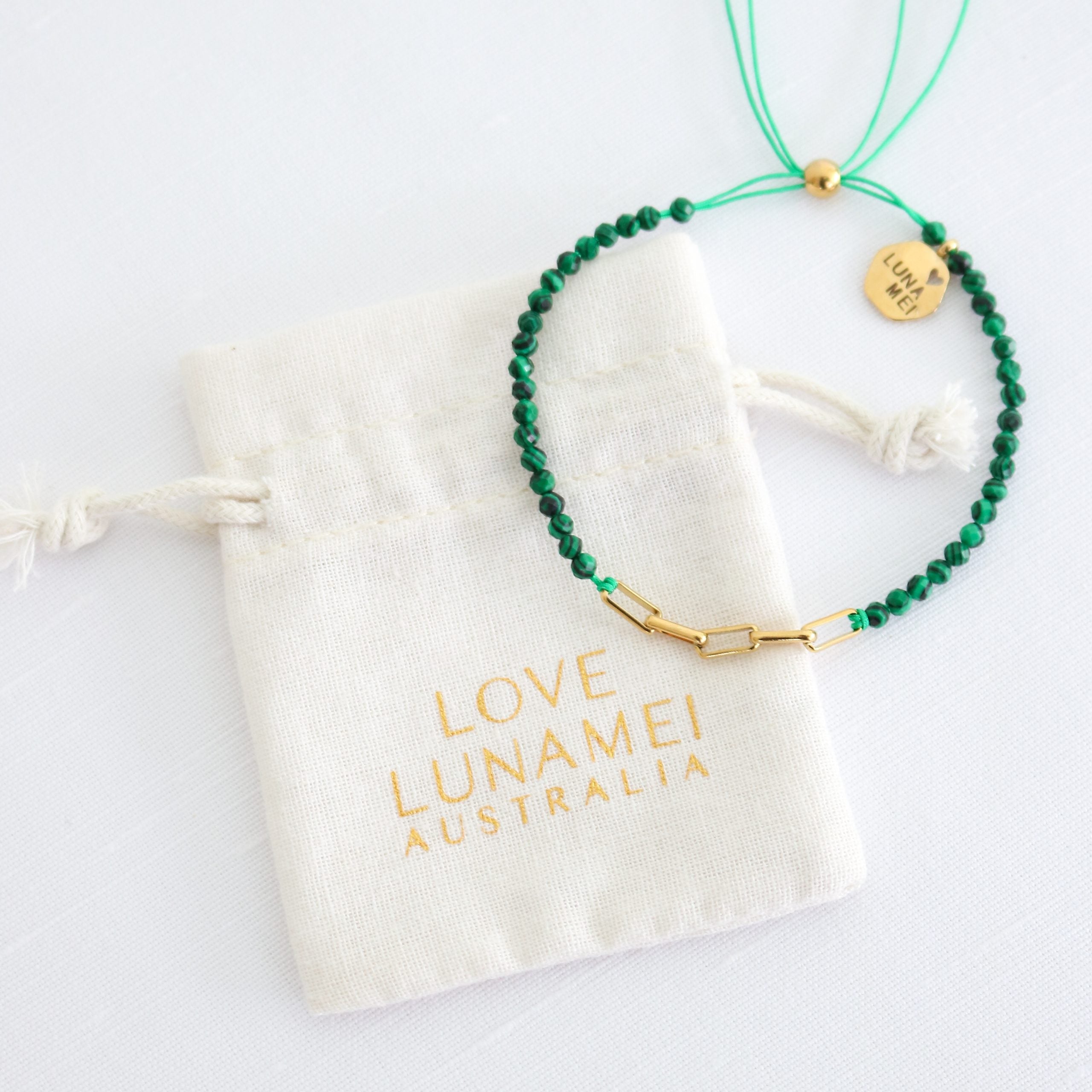 Love Lunamei Malachite Bracelet