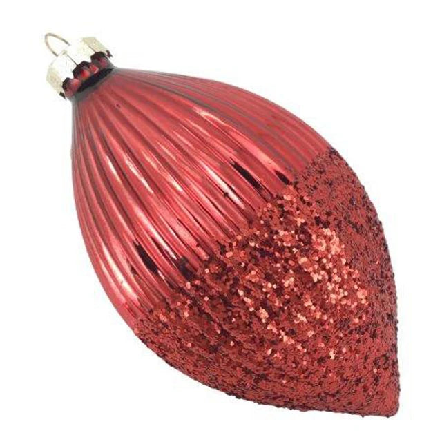Red Lined Omberlong Drop Hanging