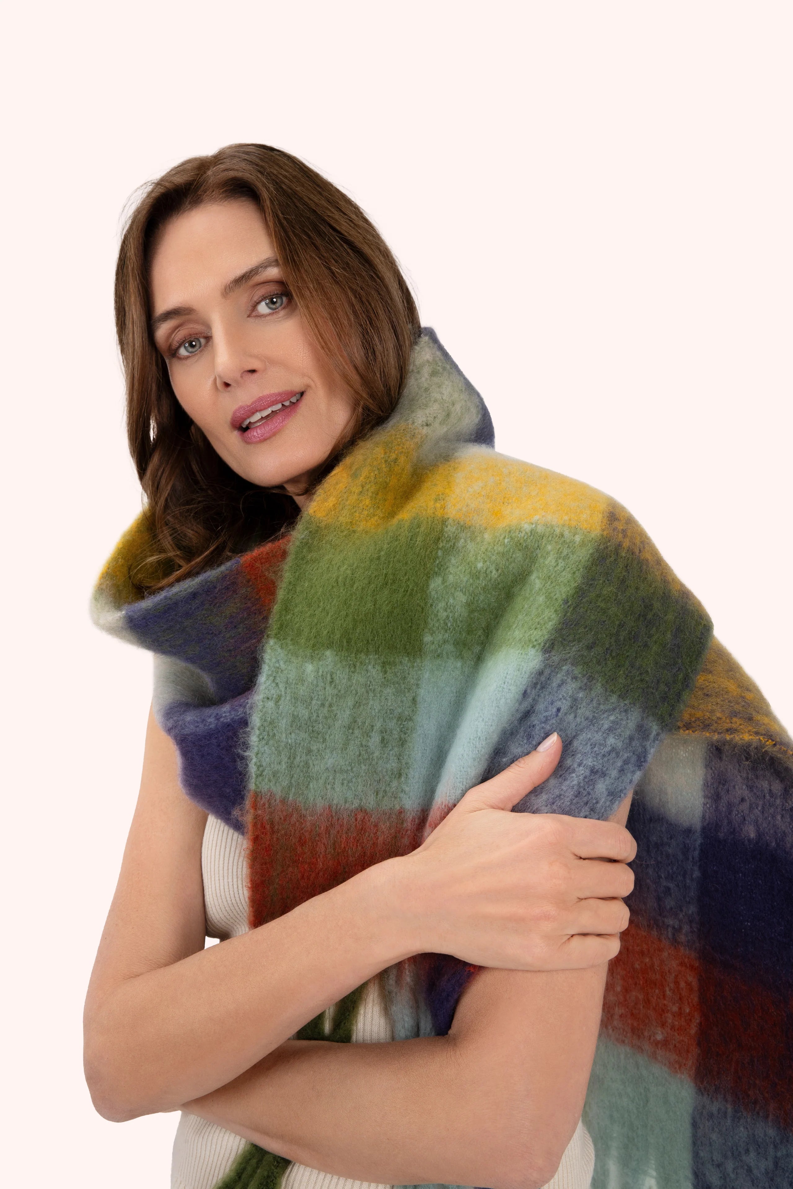 POWDER Molly Cosy Scarf - Navy Mix