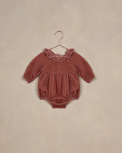 NORALEE Adeline Romper - Poppy