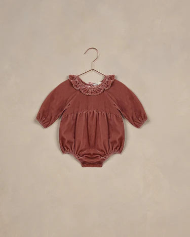 NORALEE Adeline Romper - Poppy