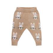 Knit Bunny Pant - Oatmeal