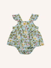 Heirloom Treasures Esme Skirt Bodysuit in Soft Teal