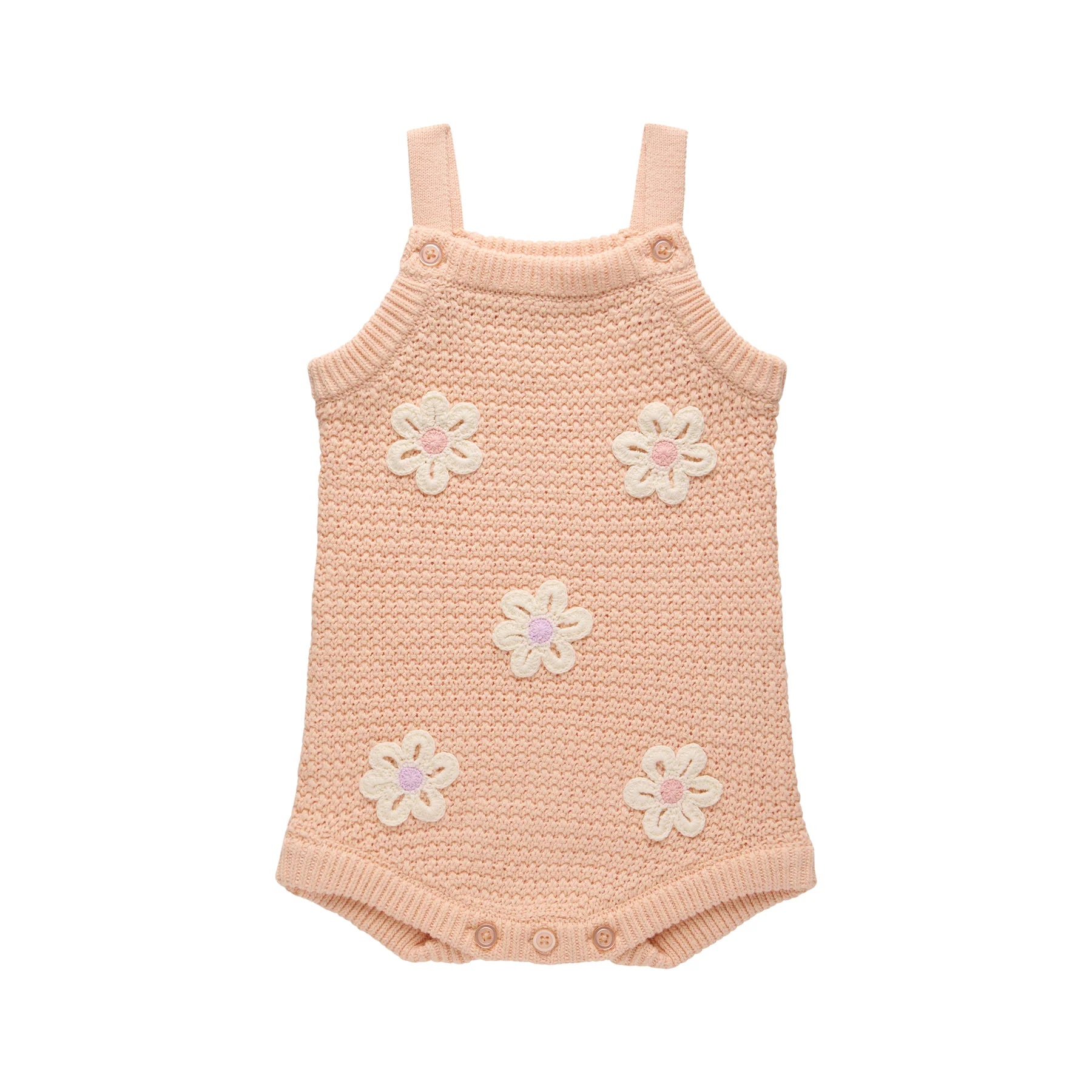 Crochet Romper - Blooms