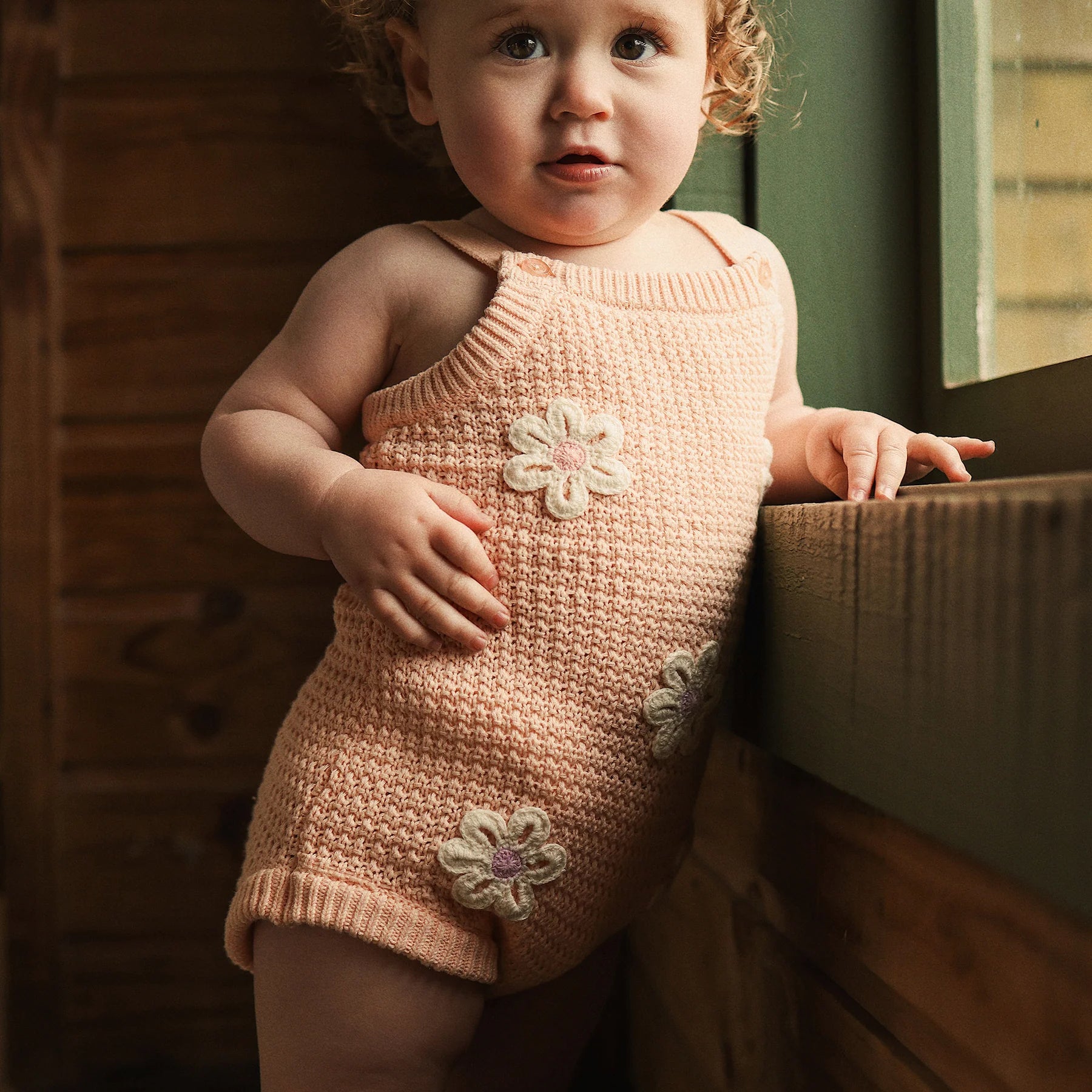 Crochet Romper - Blooms