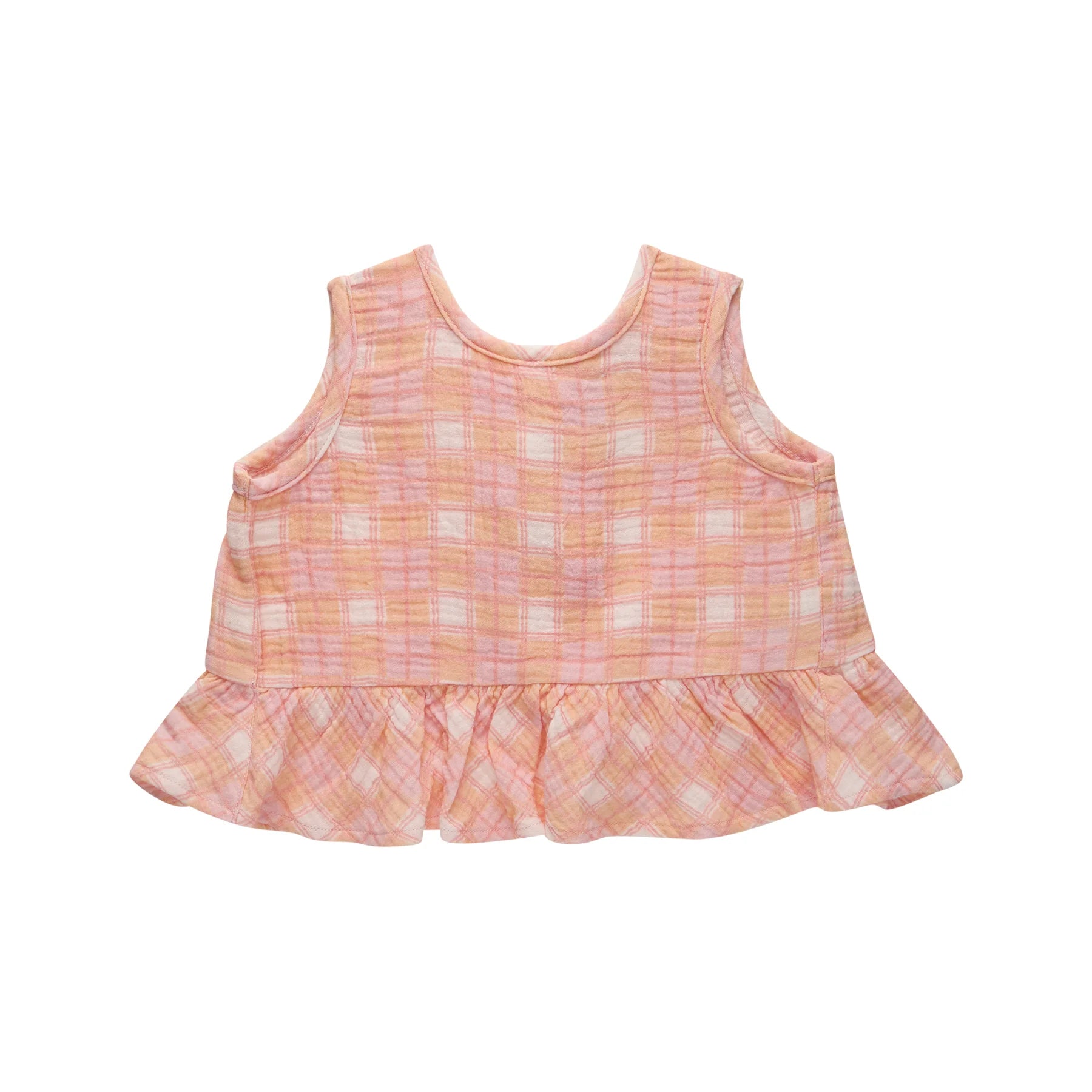Frilled Top Check