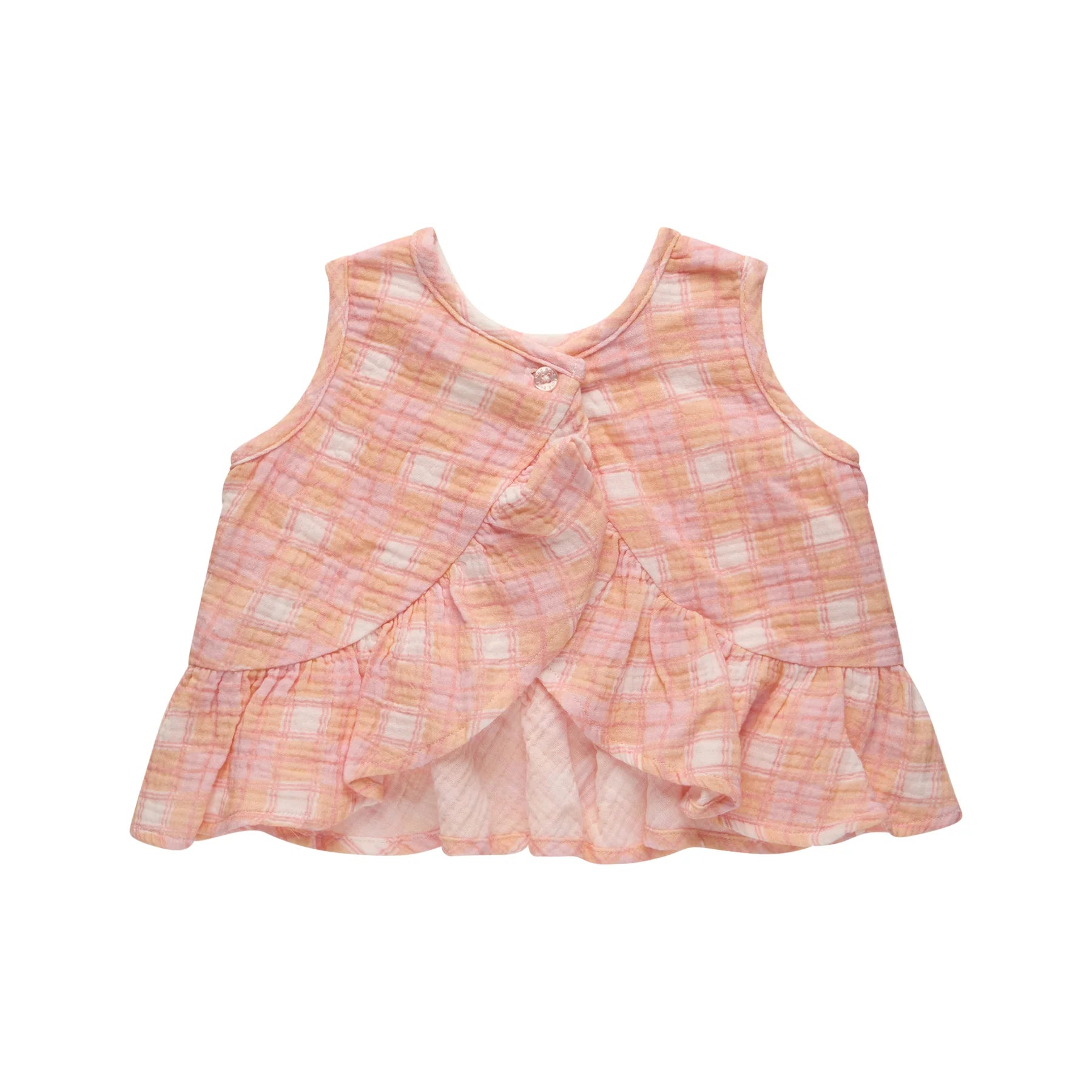 Frilled Top Check